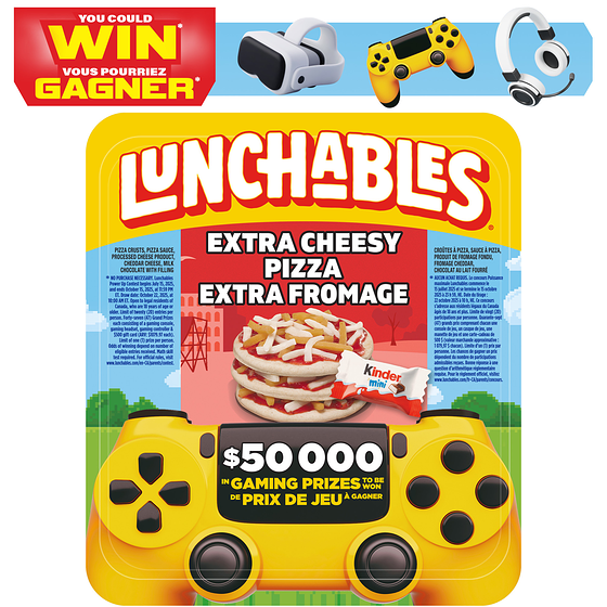 Lunchables Extra Cheesy Pizza Kit 135 g, $3.33/100g