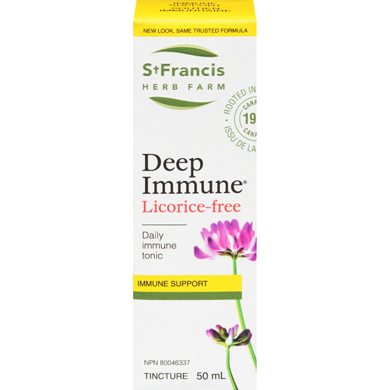 St Francis Herb Farm Deep Immune Tincture Immune Support Licorice-Free 50 ml, $51.98/100ml