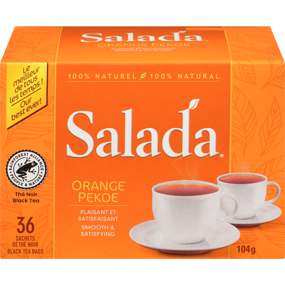 Salada Black Tea Bags Orange Pekoe 36 ea, $0.12/1ea