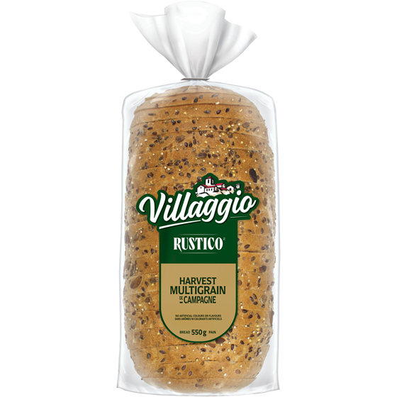 Villagio Rustico™ Harvest Multigrain Bread 550 g, $0.87/100g