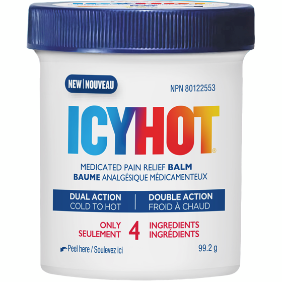 Icy Hot Medicated Pain Relief Balm, Menthol 7.6%, Methyl Salicylate 29% 100 g, $14.49/100g