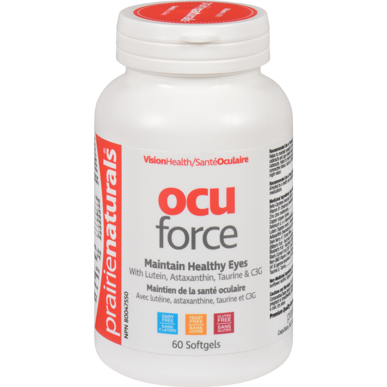 Prairienaturals Visionhealth Ocu Force 60 ea, $0.62/1ea