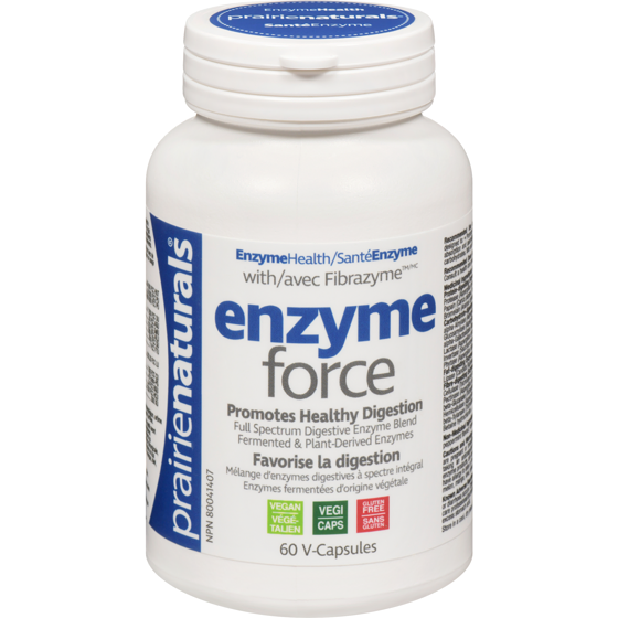 Prairienaturals Enzymehealth Enzyme Force With Fibrazyme 60 ea, $0.42/1ea