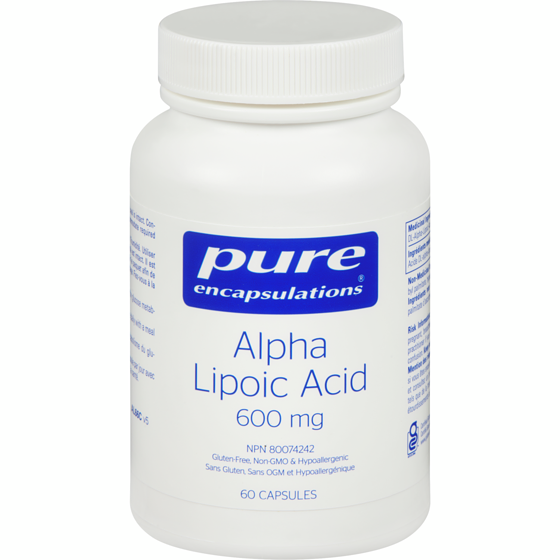 Pure Encapsulations Alpha Lipoic Acid 600 Mg 1 ea, $77.99/1ea