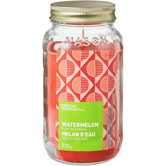 Everyday Essentials Watermelon Scented Candle 1 ea, $5.00/1ea