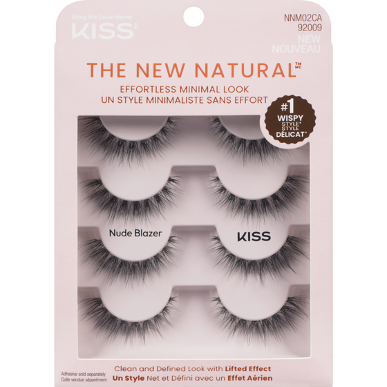 Kiss The new natural cils nude blazer 1 ea, 21,99 $/1ch