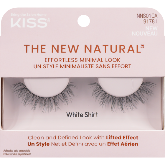 Kiss The New Natural Lashes White Shirt 1 ea, $9.99/1ea