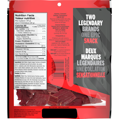 beef jerky calories