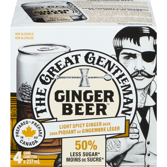 The Great Gentleman Light Spicy Ginger Beer 948 ml, $0.82/100ml