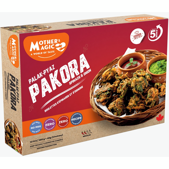 Mother's Magic Pakora, Spinach & Onion 400 g, $1.57/100g