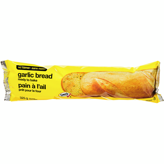 Sans Nom Pain à l'ail prêt pour le four 325 g, 0,77 $/100g