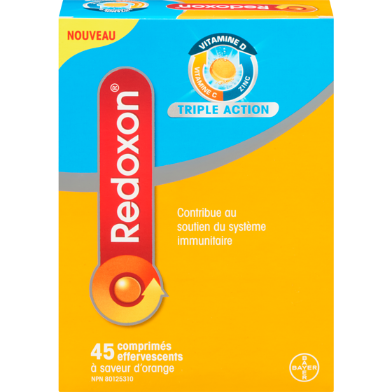 Redoxon Triple Action 45s 45 ea, 0,50 $/1ch