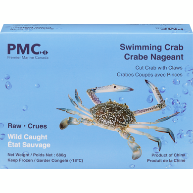 Premier Swimming Crab Raw 680 g, $1.62/100g