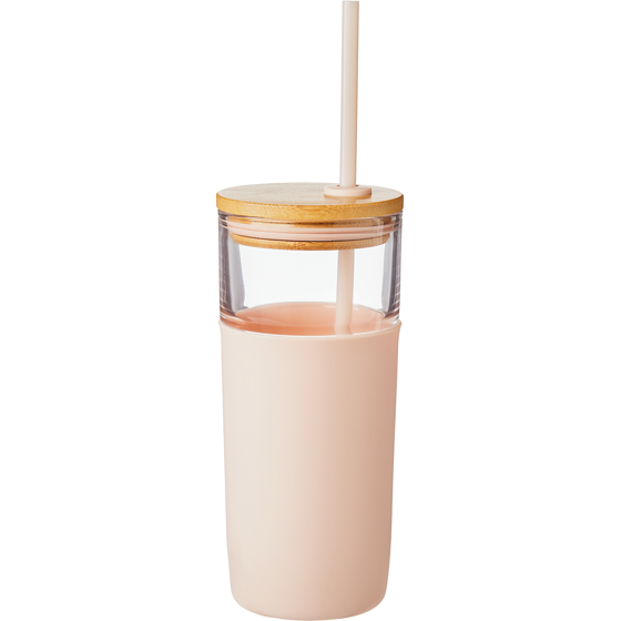 Life at Home Glass To Go Tumbler - Blush 1 ea, $10.00/1ea