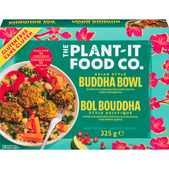 The Plant-It Food Co. Bol bouddha style asiatique 325 g, 3,38 $/100g