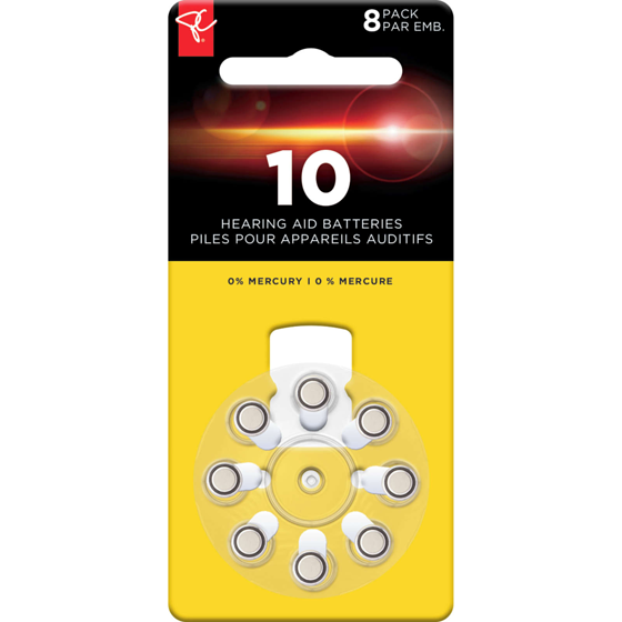 President's Choice Size 10 Hearing Aid Batteries 8-Pack 8 ea, $1.00/1ea