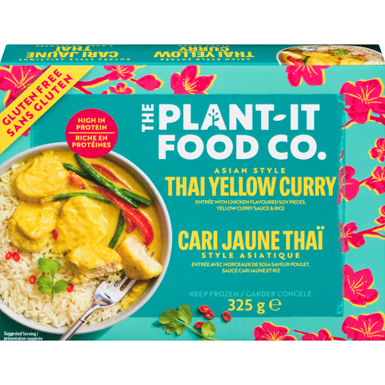 The Plant-It Food Co. Cari jaune thaï style asiatique 325 g, 3,38 $/100g