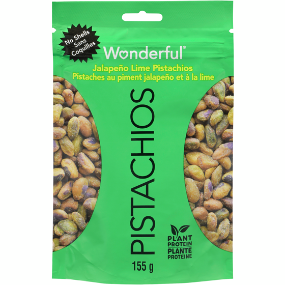 Wonderful Pistachios, Jalapeno Lime 155 g, $6.45/100g