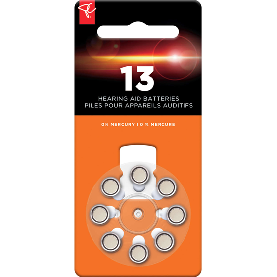 President's Choice Size 13 Hearing Aid Batteries 8-Pack 8 ea, $1.00/1ea
