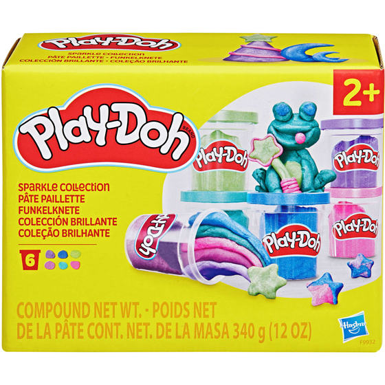Hasbro Play-Doh 6 Pack Sparkle Collection Arts And Crafts Toys 1 ea, $9.00/1ea