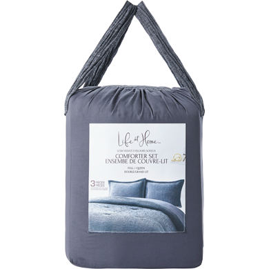 Life at Home Full/Queen Lush Velvet Comforter 3 Piece Set 1 ea, $99.00/1ea