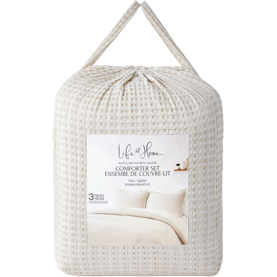 Life at Home Full/Queen Waffle Dream Comforter 3 Piece Set 1 ea, $99.00/1ea