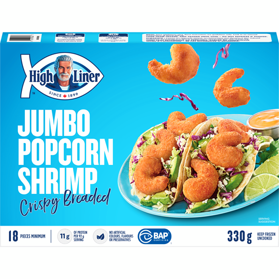 High Liner Crispy Breaded Jumbo Popcorn Shrimp 330 g, $3.63/100g
