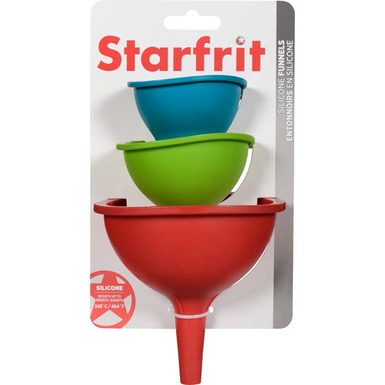 Starfrit Silicone Funnels 1 ea, $3.00/1ea
