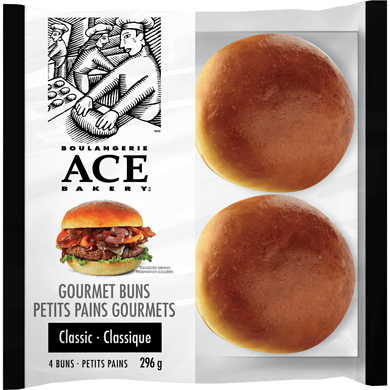 ACE Classic Gourmet Bun 296 g, $1.52/100g