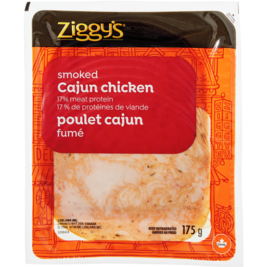 Ziggy’s Poulet cajun fumé, en tranches 175 g, 2,14 $/100g