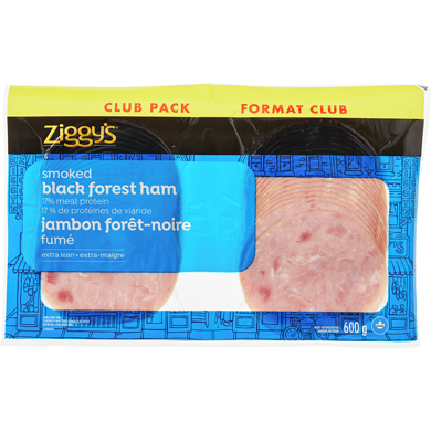 Ziggy's Black Forest Ham Slices Club Pack 600 g, $2.00/100g