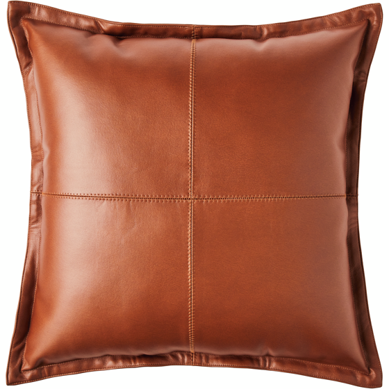 Life at Home Faux Leather Cushion 1 ea, $20.00/1ea
