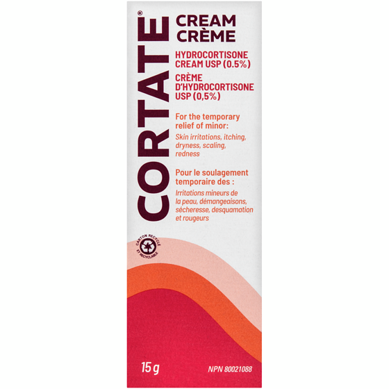 Cortate Cream Hydrocortisone Cream USP (0.5%) 15 g, $38.60/100g