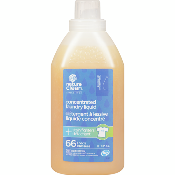Nature Clean Laundry Liquid Concentrate Fragrance Free  1 l, $1.40/100ml