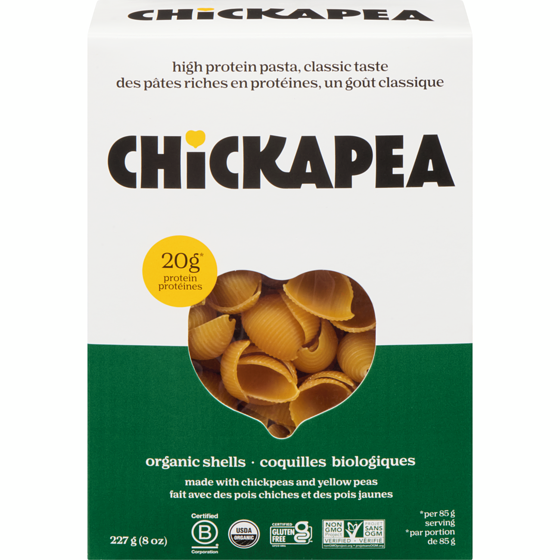 Chickapea Organic Shells 227 g, $2.86/100g