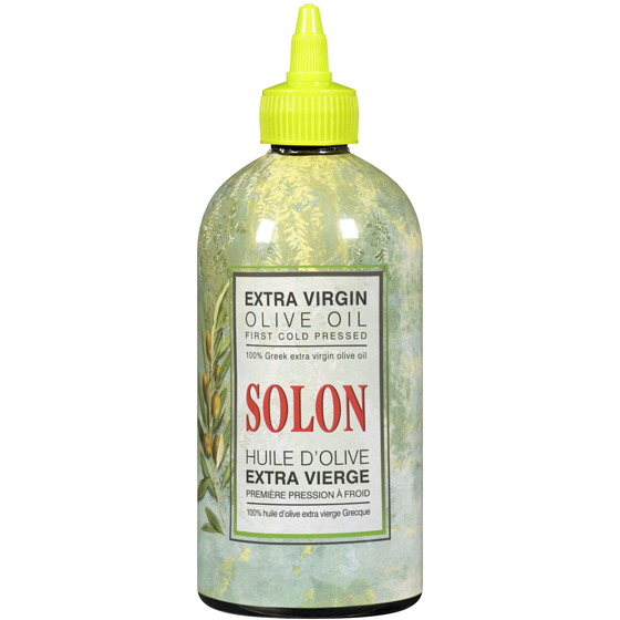 Solon 100% huile d'olive extra vierge grecque 500 ml, 2,60 $/100ml