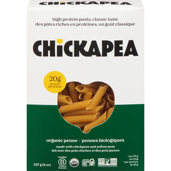 Chickapea Pennes biologiques 227 g, 2,31 $/100g