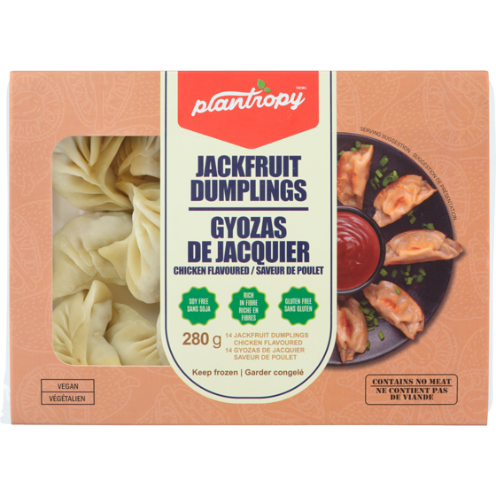 Plantropy Gyozas de jacquier saveur de poulet 280 g, 4,82 $/100g