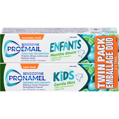 Sensodyne Daily Toothpaste For Children Gentle Mint Twin Pack 150 ml, $5.99/100ml