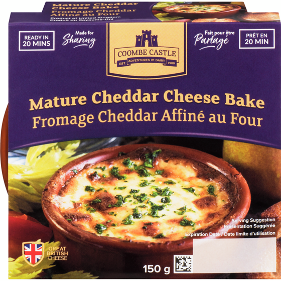 Coombe Mature Cheddar Cheese Bake 150 g, $7.99/100g