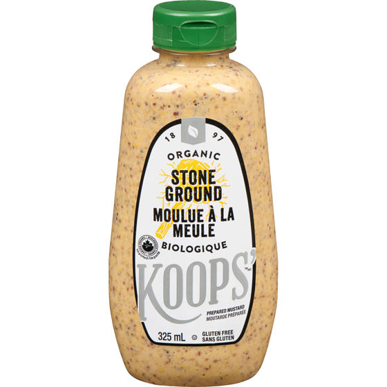 Koops Prepared Mustard Organic Stone Ground 325 ml, $1.84/100ml