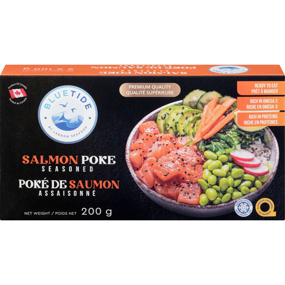 Blue Tide Seasoned Salmon Poke 200 g, $5.40/100g
