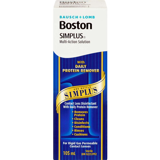 Bausch+Lomb Boston Simplus Multi-Action Solution 105 ml, $15.23/100ml