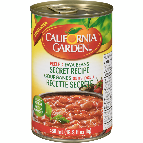 California Garden Peeled Fava Beans Secret Recipe 450 g, $0.44/100g