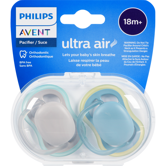 Philips Pacifier Ultra Air 18m+ 1 ea, $8.49/1ea