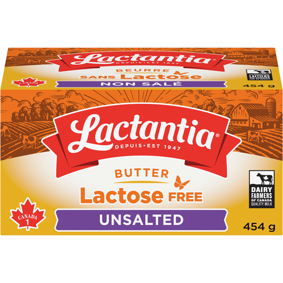 Lactantia Lactose Free Butter Unsalted 454 g, $2.09/100g