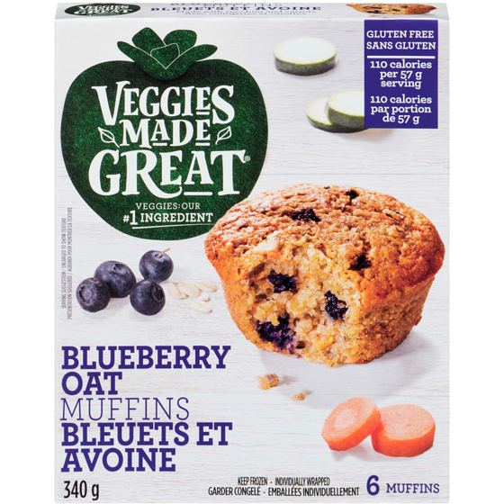 Garden Lites Muffins Blueberry Oat 340 g, $3.23/100g