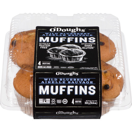 ODoughs Muffins Wild Blueberry 300 g, $3.16/100g
