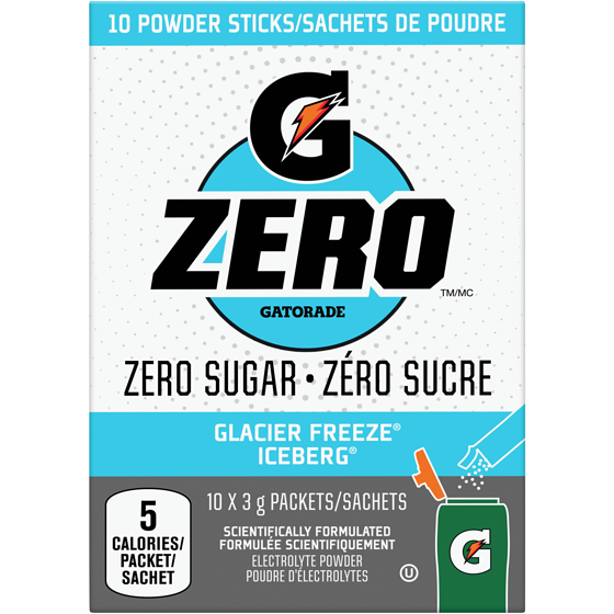Gatorade Zero Powder Glacier Freeze 30 g, $26.63/100g