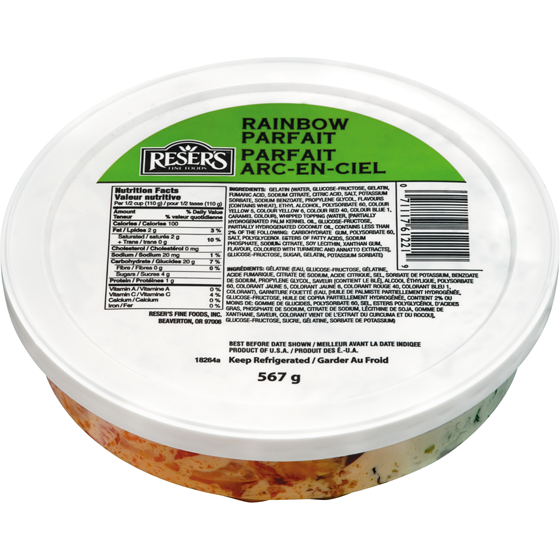 Reser’s Fine Foods Parfait arc-en-ciel 567 g, 0,88 $/100g